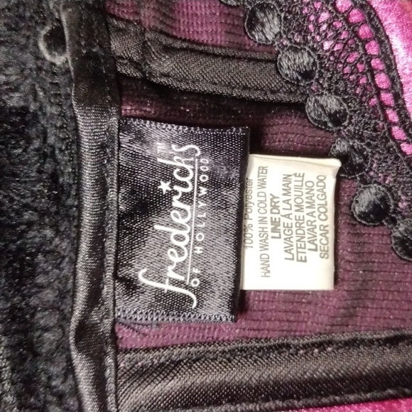 Fredericks of Hollywood Zip Front Corset in Rose Pink w/ Laced Back NWT - Picture 5 of 16